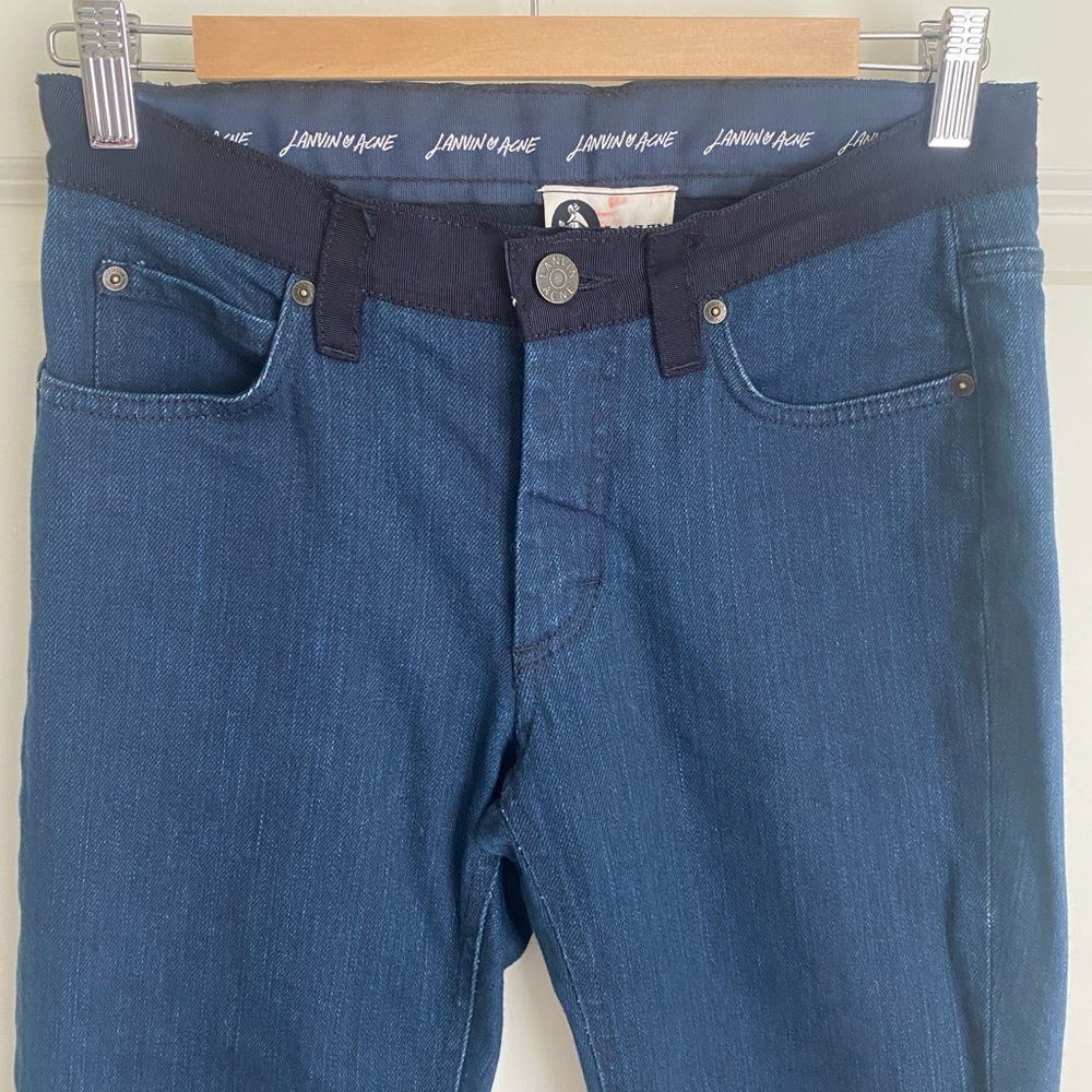 LANVIN Paris x Acne Denim Jeans SS09 Albert Elbaz Opening Ceremony Rare to Find✨ - Picture 7 of 16